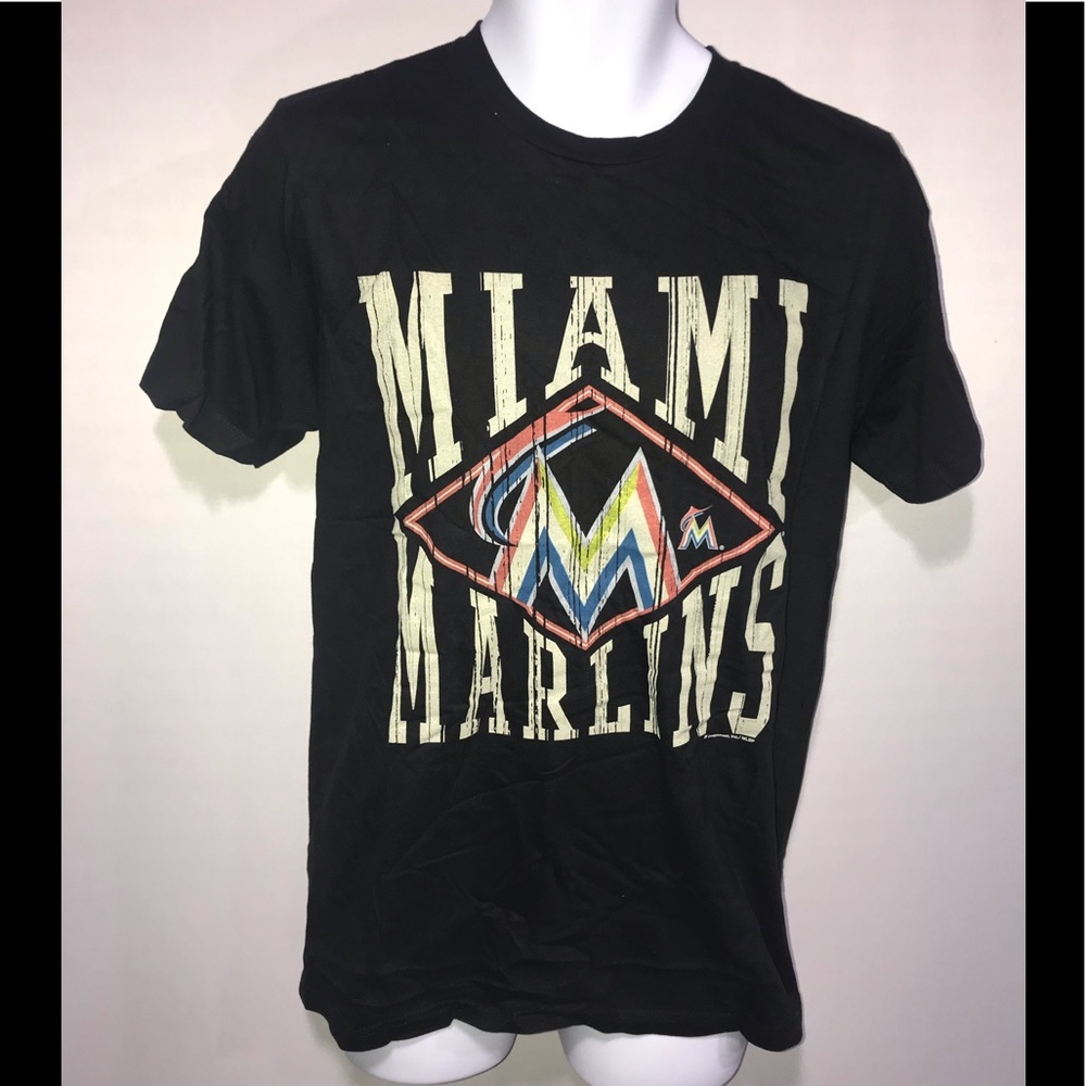 Miami Marlins T Shirt Size Medium